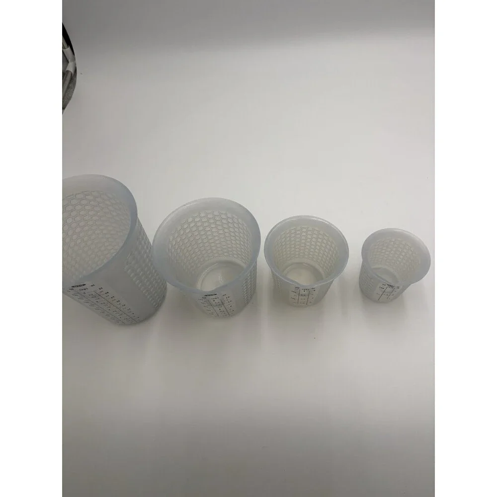 OXO good grips silicone measuring cups, squeeze & pour (set of 4) 4,2,1,1/2